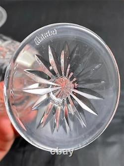 Set of 4 Waterford Crystal LISMORE Claret Wine Glasses