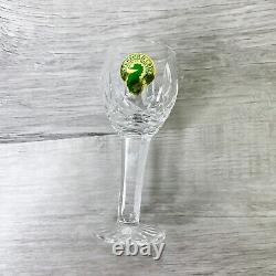 Set of 4 Waterford Crystal Lismore Small Tasting Liqueur Cocktail Wine Glasses