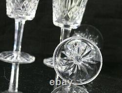 Set of 4 Waterford Lismore White Wine Glasses