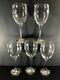 Set of 5 Wine glasses with Pewter decoration on foot Grapes and leaves