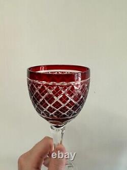 Set of 6 Murano wine glasses