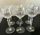 Set of 6 NEW Vintage Waterford Wine Hock Cocktail 7.5 Tall Colleen, 3 Rim