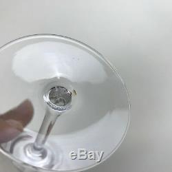 Set of 6 Signed Lalique Wine Glass