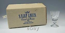 Set of 6 St. Louis Crystal JERSEY Claret Wine Glasses MIB France