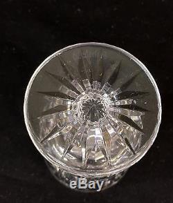 Set of 6 Waterford Clare 4 1/4 Tall Wine Glasses / Water Goblets, Lead Crystal