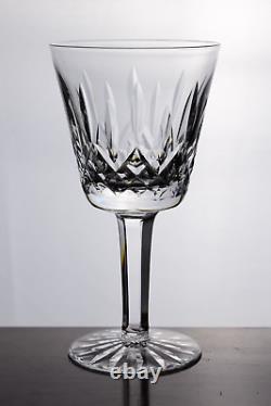 Set of 6 Waterford Crystal Lismore Claret Wine Glasses 5 + 7/8