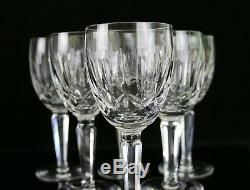 Set of 6 Waterford Kildare 6 1/2 H Plain Base Claret Wine Glasses