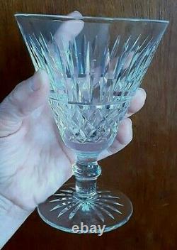 Set of 6 Waterford Tramore Claret Wine Glasses 5.5 Vintage Irish Cut Crystal