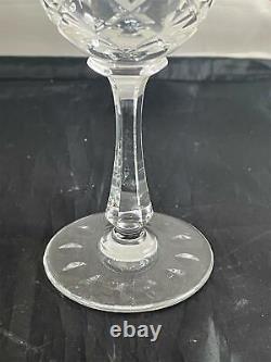 Set of 7 Josair Crystal MONTE CLAIRE Wine Glasses
