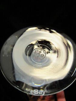 Set of 8 BACCARAT France Val De Loire Wine Glass Stems 5 Signed