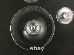Set of 8 Kosta Boda 5 5/8 Claret Wine Glass GRACE Pattern Sweden Signed