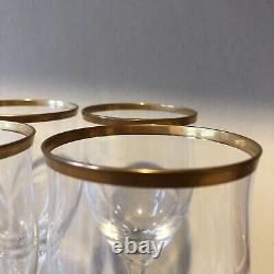 Set of 8 Noritake Golden Tribute Wine Glasses