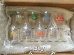 Set of 8 Official Disney Pixar Movie wine glasses, Brand New, Never Used