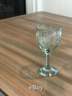 Set of 8 Rose Ann Hall Wine Glasses