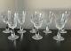 Set of 8 Vintage Waterford Crystal Lismore Claret Wine Glasses 5 7/8 Set of 12