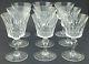 Set of 9 French Baccarat Crystal BUCKINGHAM 6 1/4 Tall Wine Glasses Goblets