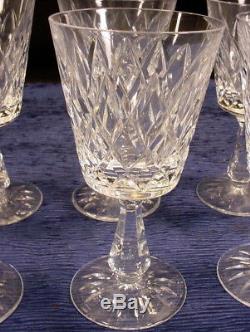 Set of 9 Waterford Crystal Wine Water Stemware Ireland