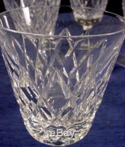 Set of 9 Waterford Crystal Wine Water Stemware Ireland