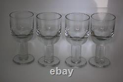 Set of Svend Jensen Thor Crystal 7 1/2 wine glass. Beautiful and weighty