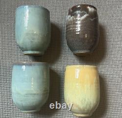 Set of four Juice / Wine Shearwater Pottery Glasses