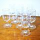 Set of vintage Baccarat Crystal Claret Wine Glasses Stems Perfection pattern