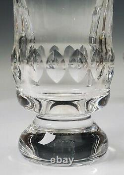 St Louis Crystal Beautiful Tall Cut 5 Tall Glasses Set of 6 SIGNED