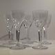 St. Louis Crystal Bristol Pattern 7 Tall Wine Goblets Set Of 5