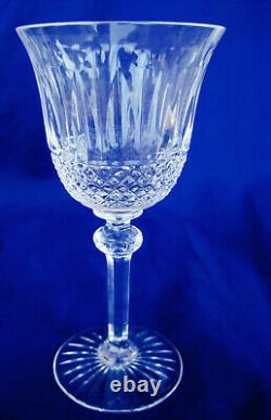 St Saint Louis TOMMY Set 6 Claret Wine Crystal Stem Clear Glasses 6 France BOX