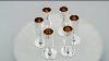 Sterling Silver Sherry Glasses Set Of Six Design Style Vintage 1967 Ac Silver A7799