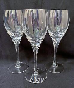 Stunning Gorham Jolie Crystal Wine Glasses Set of 3