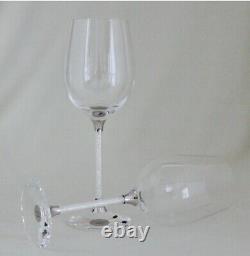 Swarovski Crystal Crystalline Red Wine Glasses (Set of 2) 1095948 MIB