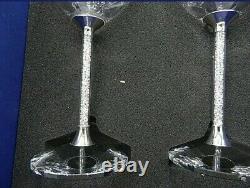 Swarovski Crystal David Weinberg Crystalline Wine Glasses Set Of 2