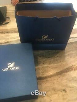Swarovski Crystal Wine Glass Set Of 2 In Box Genuine Dinner CRYSTALLINE