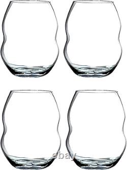 Swirl White Wine Glasses, Set of 4
