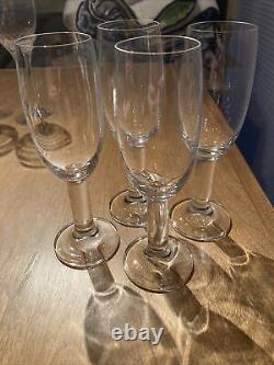 THOMAS COLONNA SHERRY WINE GLASS 6 7/8 RARE VINTAGE SIGNED set of 4