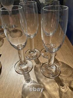 THOMAS COLONNA SHERRY WINE GLASS 6 7/8 RARE VINTAGE SIGNED set of 4