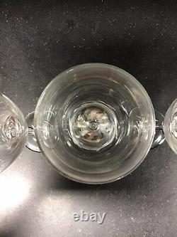 Tamara Childs Silver Zig Zag Wine Glass Set of 3 NEW in Box