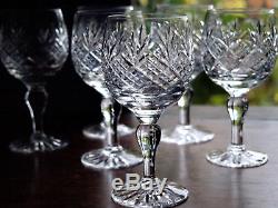 Thomas WEBB Crystal CHILTERN Cut Wine Glass / Set of 6