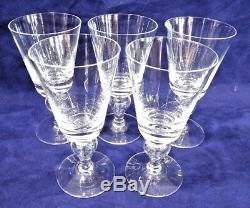 Tiffany and Co. Brittania Wine Glass Set of 5
