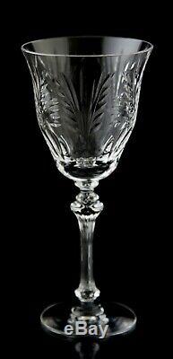 Tiffin Radiant Claret Wine Glasses, Set of (6), Stem 17358 Vintage Cut Crystal