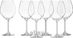 Tuscany Classics Red Wine Glasses, 24 Ounces, Set of 6, Clear