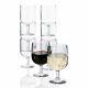 US Acrylic Plastic Stackable Wine Glass 8 Glasses Set Barware Red Drink Bar Cups