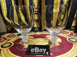 VERSACE WINE MEDUSA GLASS SET OF 2 ROSENTHAL NEW BEST Christmas GIFT IDEA SALE