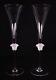 VERSACE by ROSENTHAL Crystal MEDUSA LUMIERE Set Of 2 Champagne Flutes