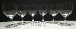 VINTAGE Baccarat PERFECTION (1933-) Set of 6 Wine Glasses 4 3/8 Made France