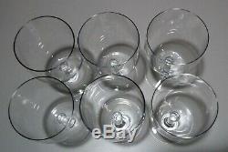 VINTAGE Baccarat PERFECTION (1933-) Set of 6 Wine Glasses 4 3/8 Made France