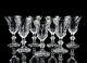 Val St. Lambert Metternich Tcpl Bordeaux Wine Glasses, Set of (7)