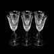 Vera Wang Wedgewood Crystal Infinity Stemware Wine Glasses Set Of 6