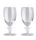 Versace Rosenthal Medusa Lumiere Clear 2nd Edition Set 2 Pcs White Wine Glasses