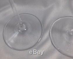 Versace Rosenthal Medusa Lumiere Long Stem Wine Glasses Set of 2